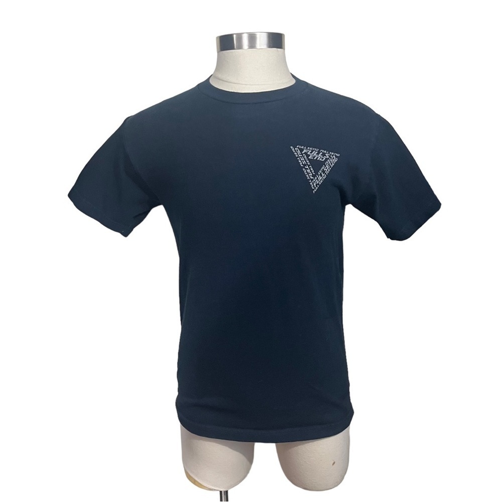 Nelk Boys YouTube Full Send Men Navy Double-Sided Short Sleeve T-Shirt Sz Medium